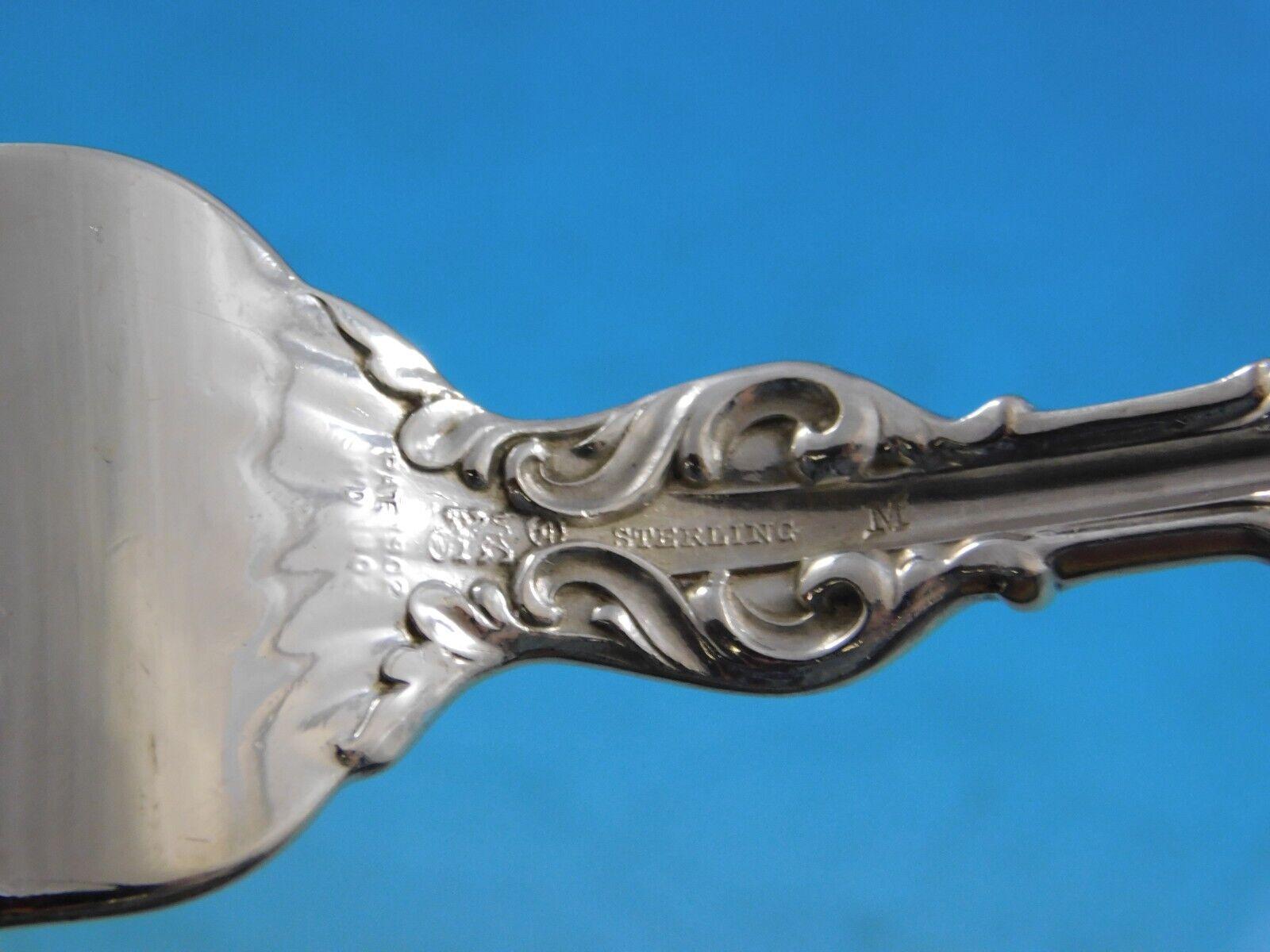 Lily by Whiting Sterling Silver Flatware Set 12 Service 142 pc P Monogram Dinner 1