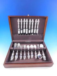 Lily by Whiting Sterling Silver Flatware Set for 8 Service 40 Pieces Dinner
