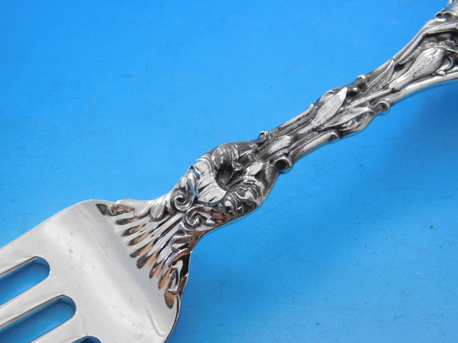 Lily by Whiting Set di posate in argento sterling per 8 persone Servizio di 96 pezzi Cena Antica In condizioni ottime in vendita a Big Bend, WI