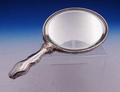 Lily by Whiting Sterling Silver Hand Mirror #7071