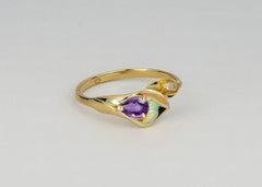 Lily calla ring