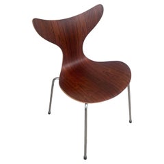 Lily Chair model 3108 by Arne Jacobsen, Fritz Hansen, Denmark, Rosewood, 1976