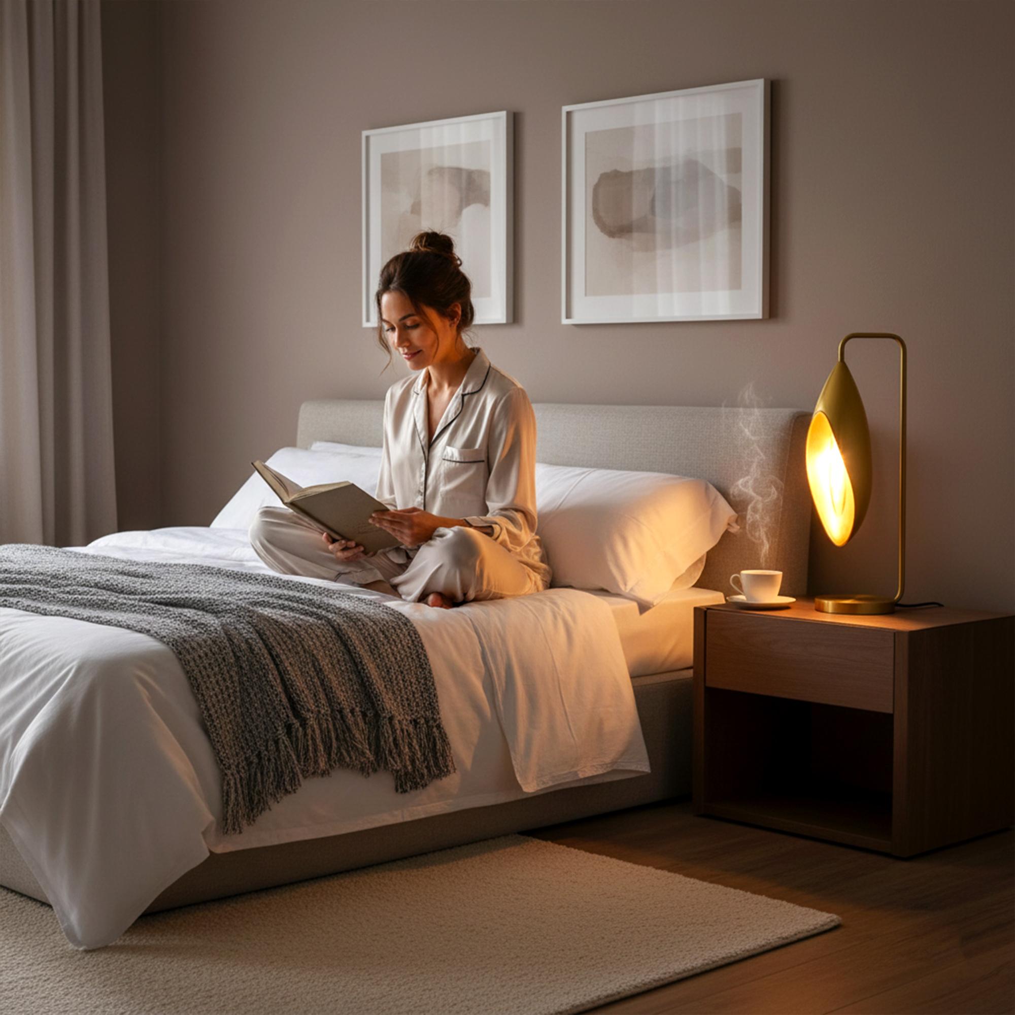 XXIe siècle et contemporain Lampe à poser Lily - Elegance des fleurs en laiton et cristal en vente