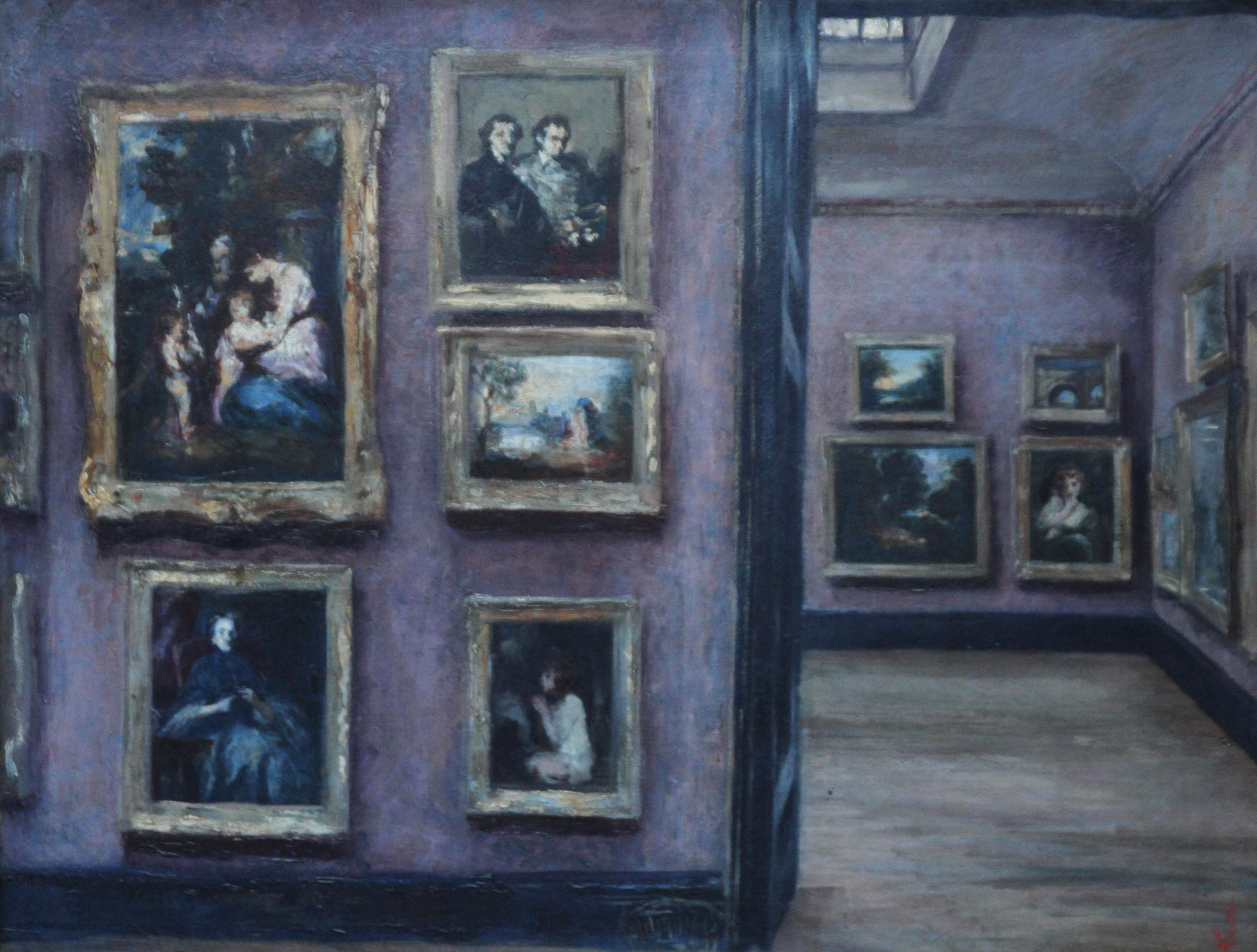 This stunning British Impressionist oil painting is by important Jewish female artist and Suffrage activist Lily Delissa Joseph. She was the sister of the famous portrait painter Solomon Joseph Solomon who encouraged her to develop her talent as an