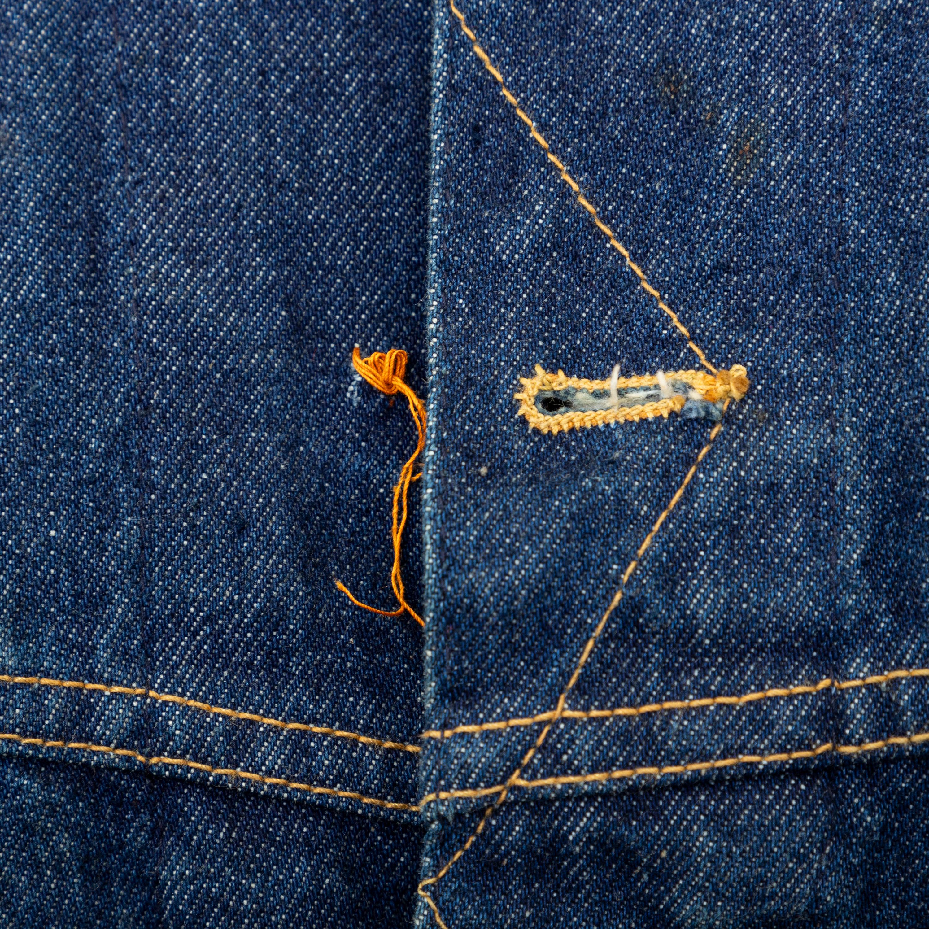 Lily Farouche Munich Embroidered Denim Jacket - '00s For Sale 2