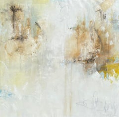 Balancing Act by Lily Harrington, Large Abstract Painting on Canvas with Green