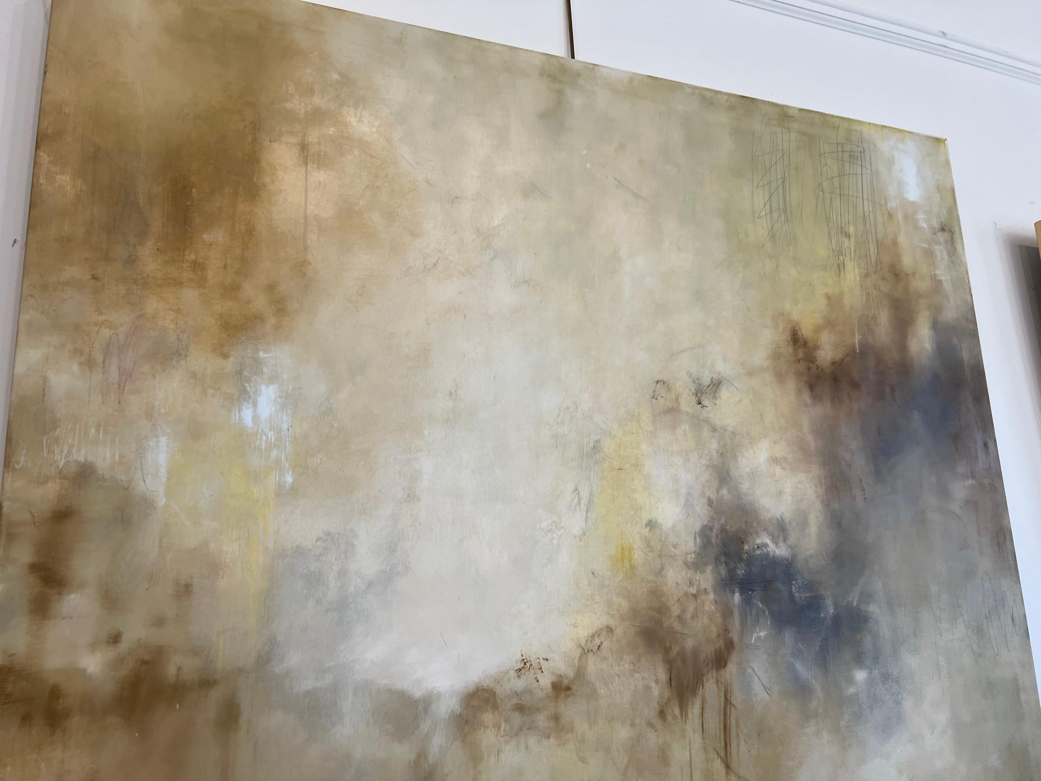 Golden Hour by Lily Harrington, Large Abstract Painting on Canvas 2