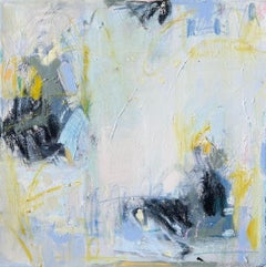 Happy Place II by Lily Harrington, Blue Abstract Painting on Canvas