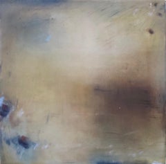 Just the Beginning II di Lily Harrington, Quadrato Astratto Neutro su Tela