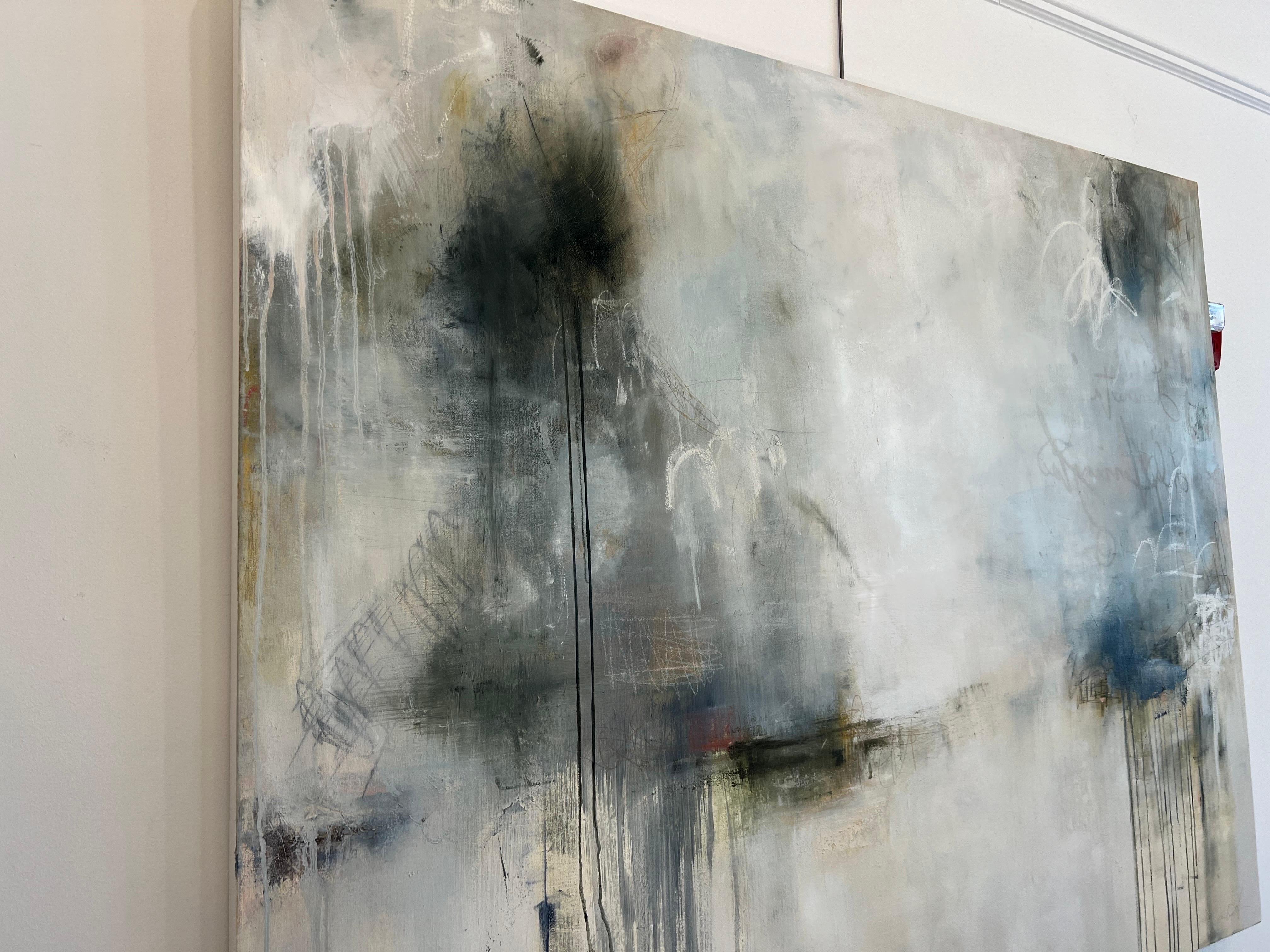 Limonata by Lily Harrington, Large Horizontal Abstract Painting on Canvas 3