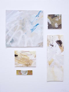 Pieces I by Lily Harrington, Abstract Collage on Paper