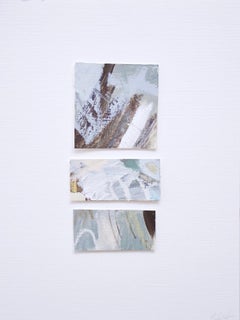 Pieces III by Lily Harrington, Abstract Collage on Paper