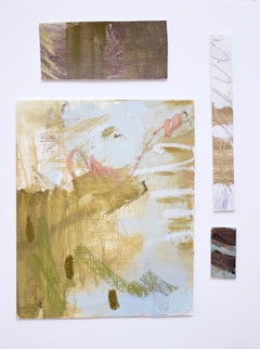 Pieces IV by Lily Harrington, Abstract Collage on Paper