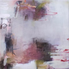 Rosy Cheeks II Contemporary Abstract Painting on Canvas by Lily Harrington