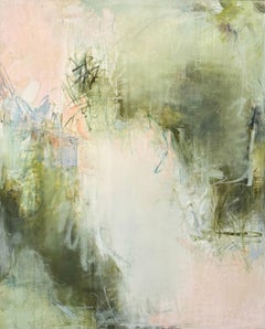 Sunday Stroll by Lily Harrington, Large Framed Abstract Painting on Canvas