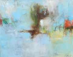 What A Wonderful World by Lily Harrington, Large Abstract Painting on Canvas