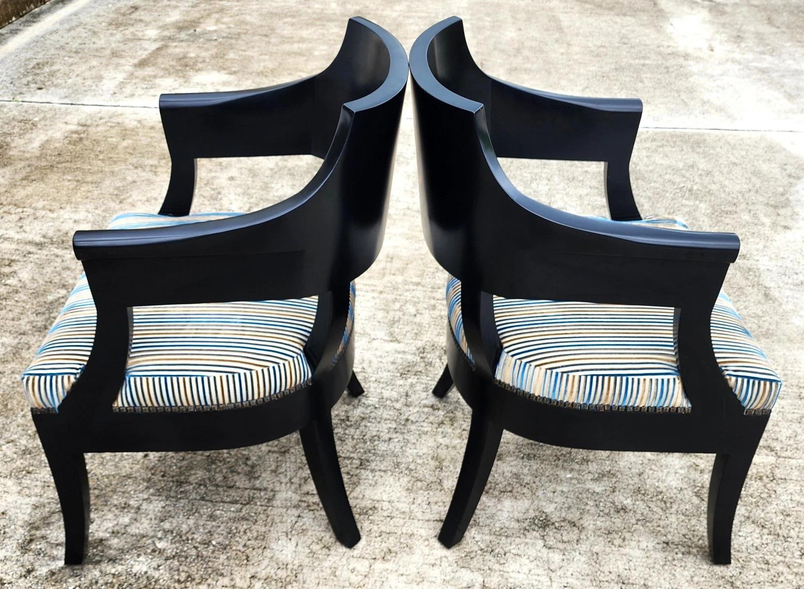 Lily Jack Armchairs Pair im Zustand „Gut“ im Angebot in Lake Worth, FL