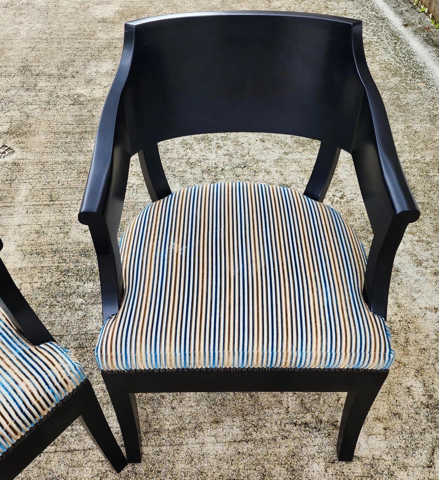 Lily Jack Armchairs Pair (Samt) im Angebot