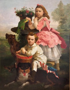 Ritratto di bambini americani intitolato "I nostri futuri americani".