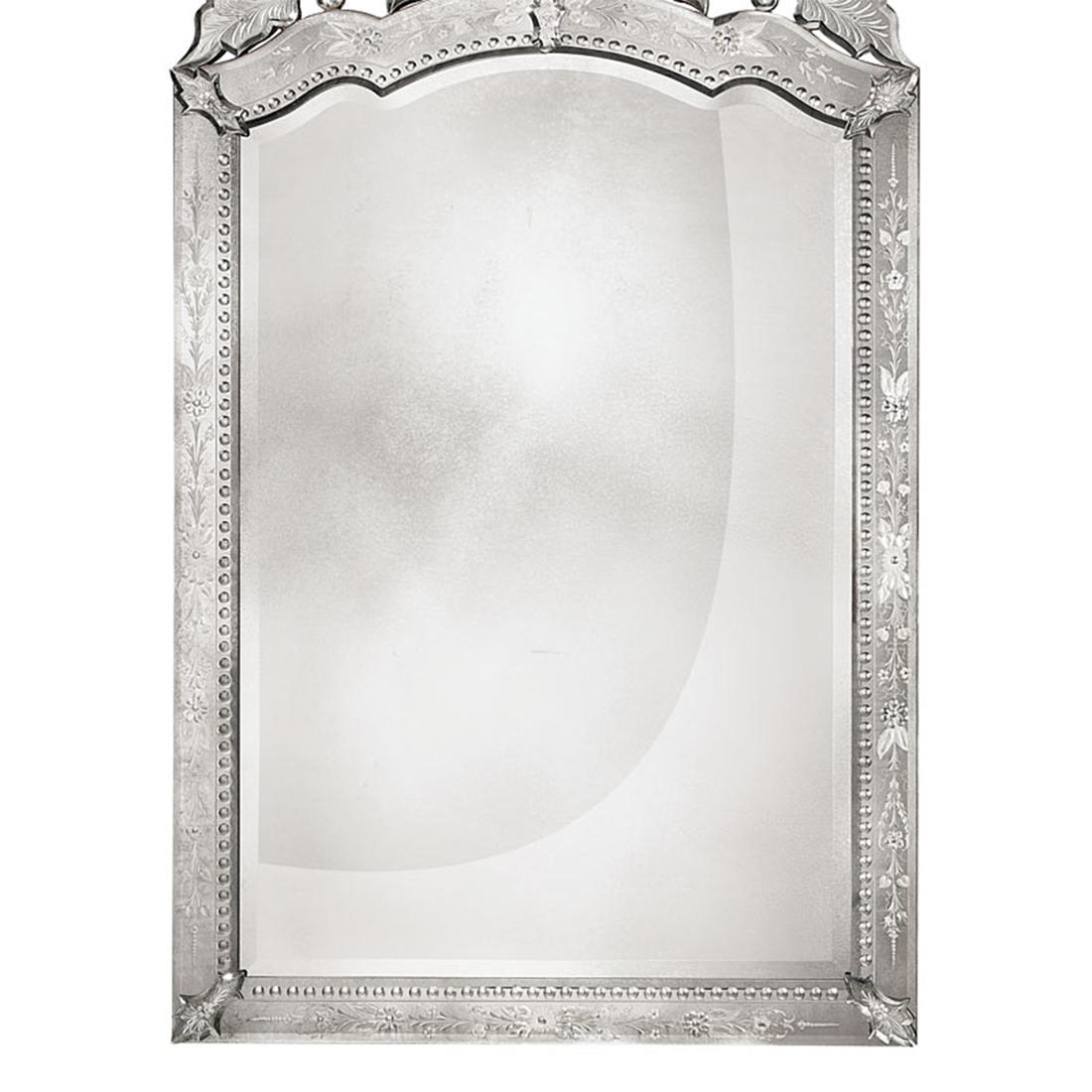 Italian Lily Mirror For Sale