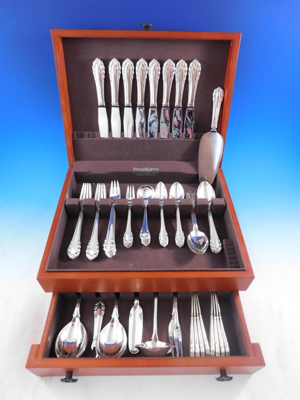Lily of the Valley by Georg Jensen Sterling Silver Flatware Set Service 82 pcs For Sale 7