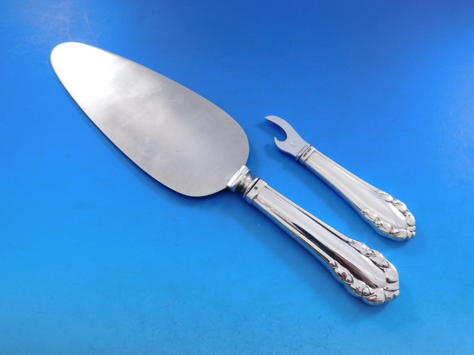 Lily of the Valley by Georg Jensen Sterling Silver Flatware Set Service 82 pcs For Sale 2