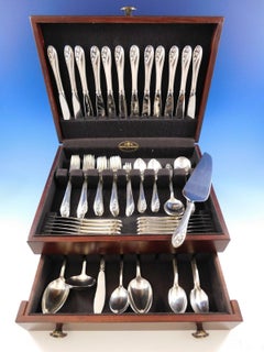 Lily of the Valley by Gorham Sterling Silver Flatware Set 12 Service 102 Pieces