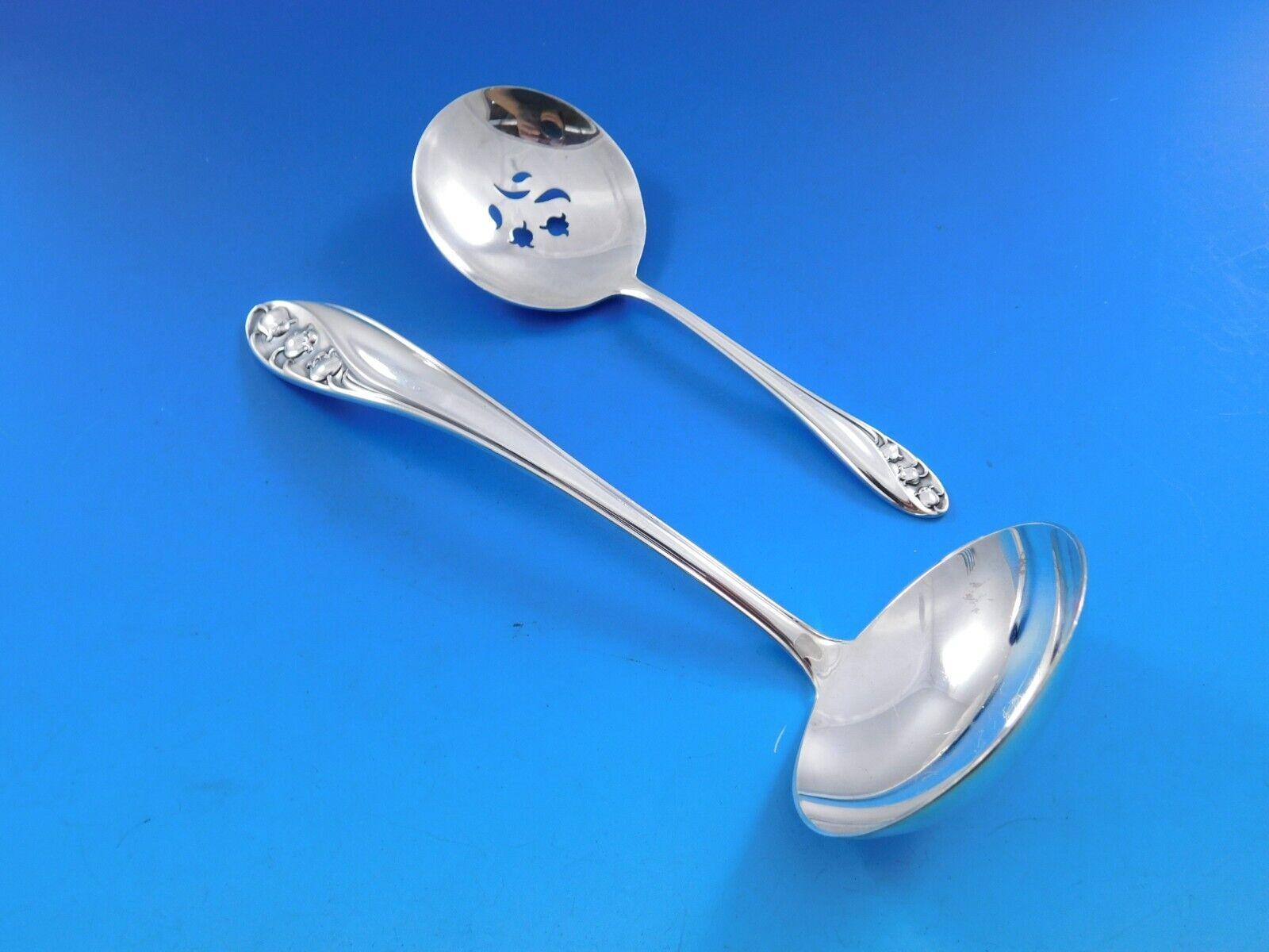 Set di posate in argento Sterling Lily of the Valley by Gorham 8 Servizio 52 pezzi in vendita 3