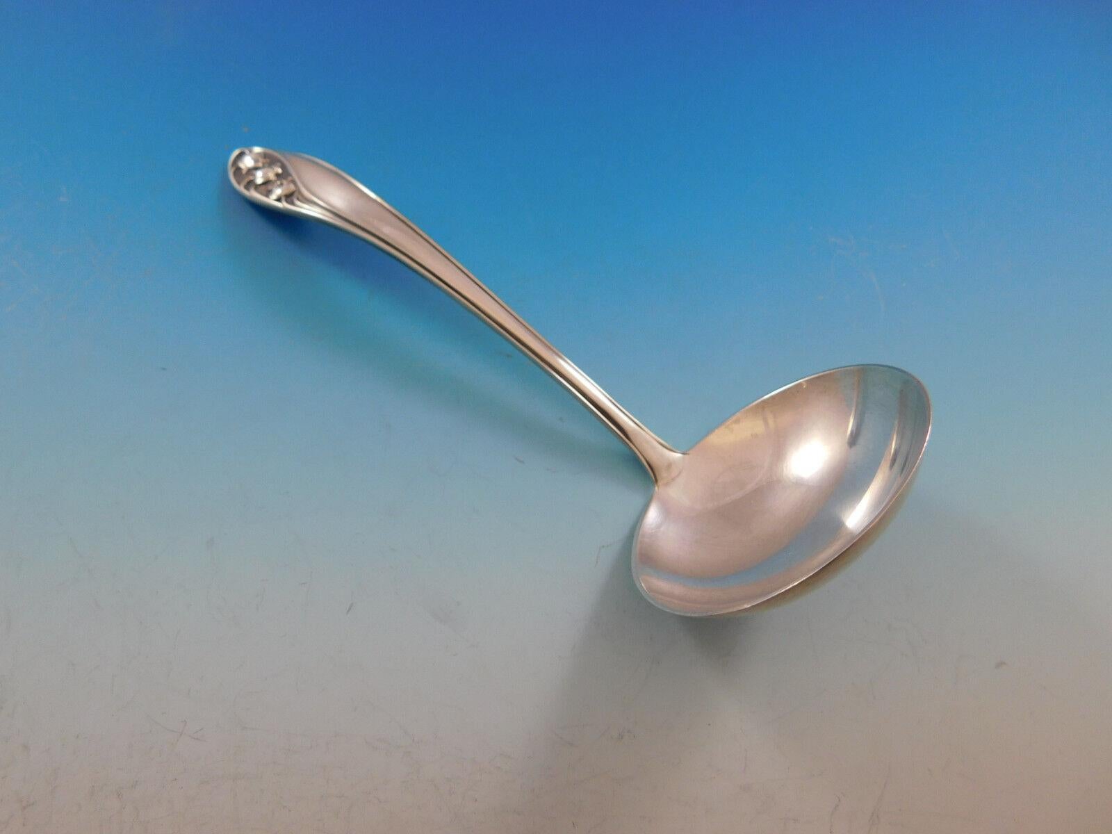 Argento 925 Set di posate in argento Sterling Lily of the Valley by Gorham per 8 persone 38 pezzi in vendita