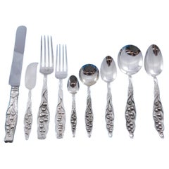 Lily of the Valley by Whiting Sterling Silver Flatware Set Service 120 pc Dinner