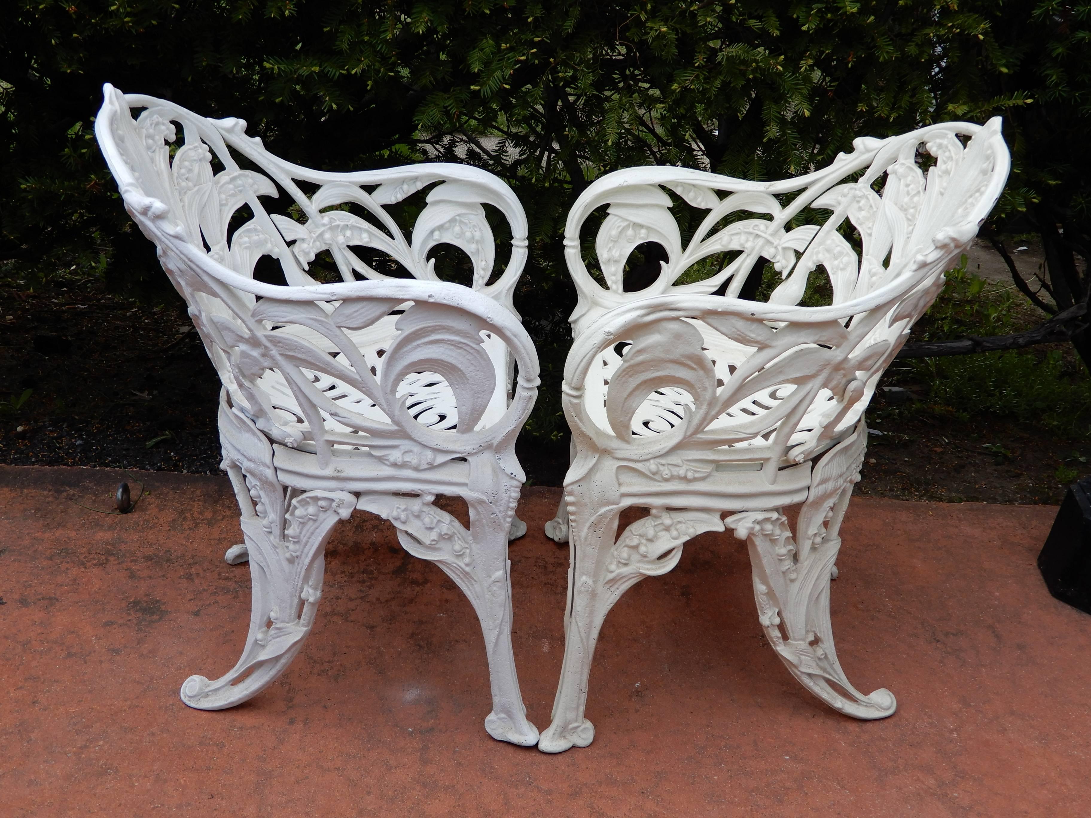Romantic Lily of the Valley Garden Chairs