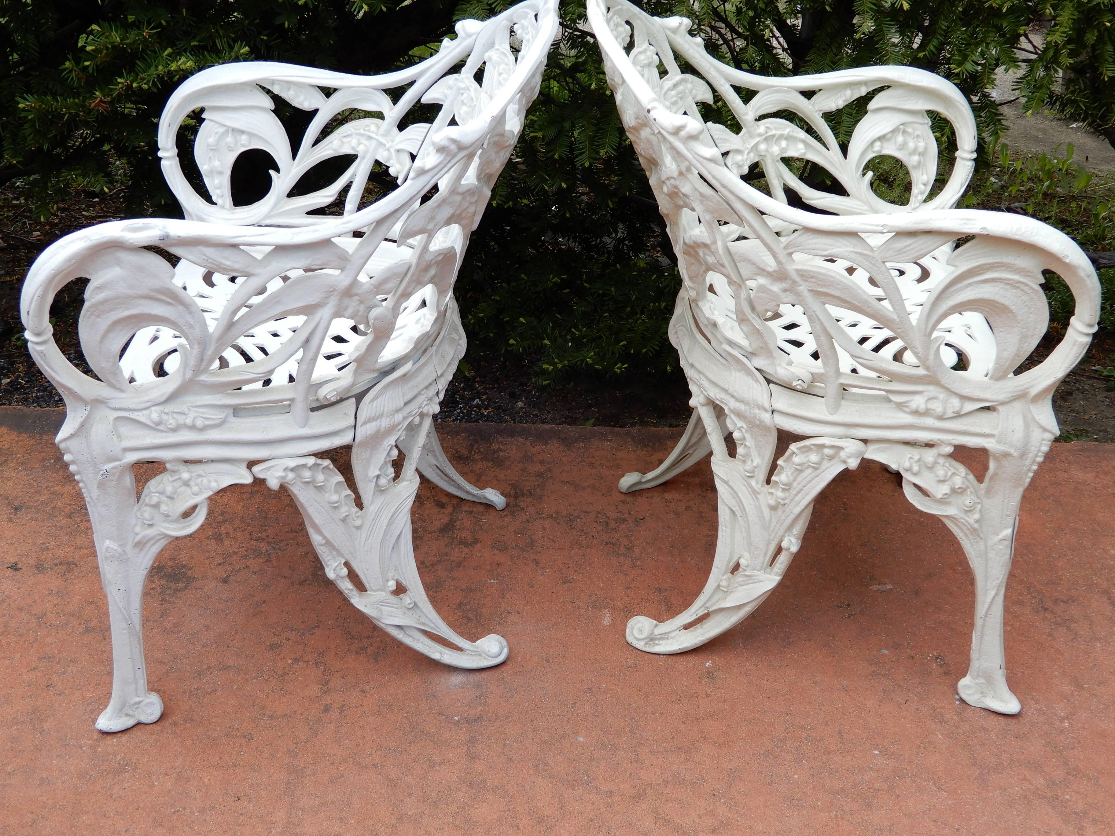 American Lily of the Valley Garden Chairs