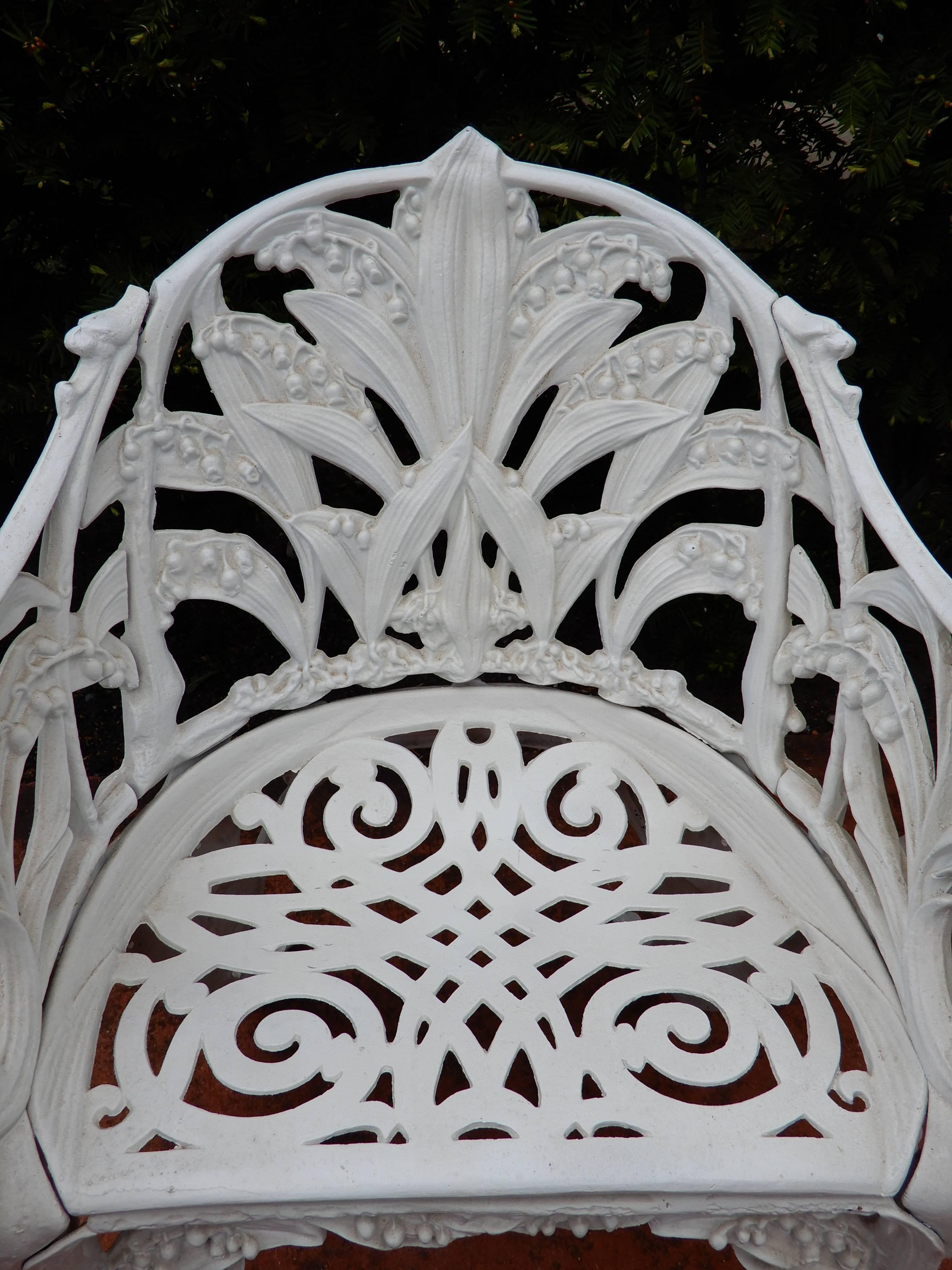 Cast Lily of the Valley Garden Chairs