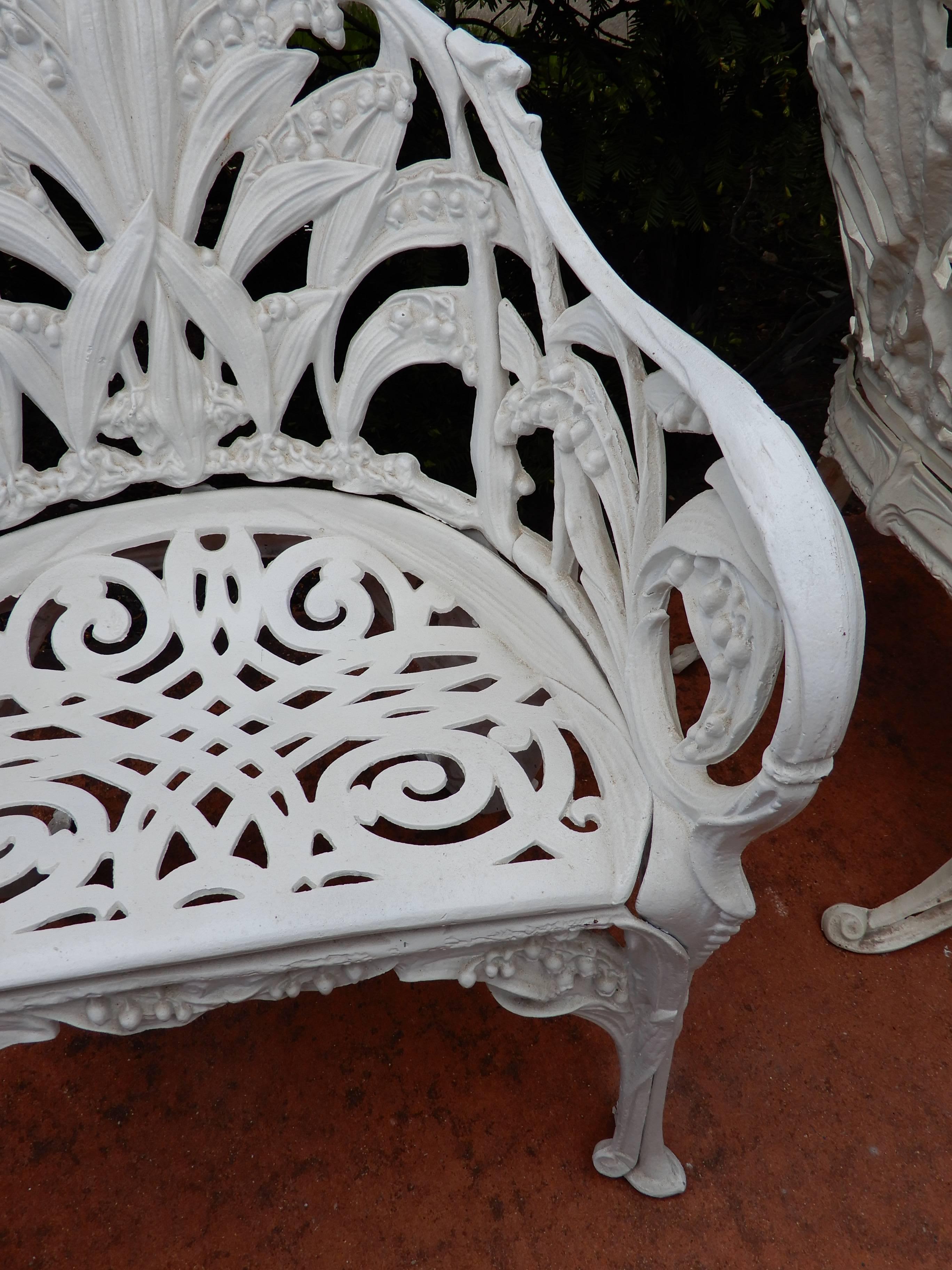 Early 20th Century Lily of the Valley Garden Chairs