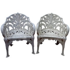 Antique Lily of the Valley Garden Chairs