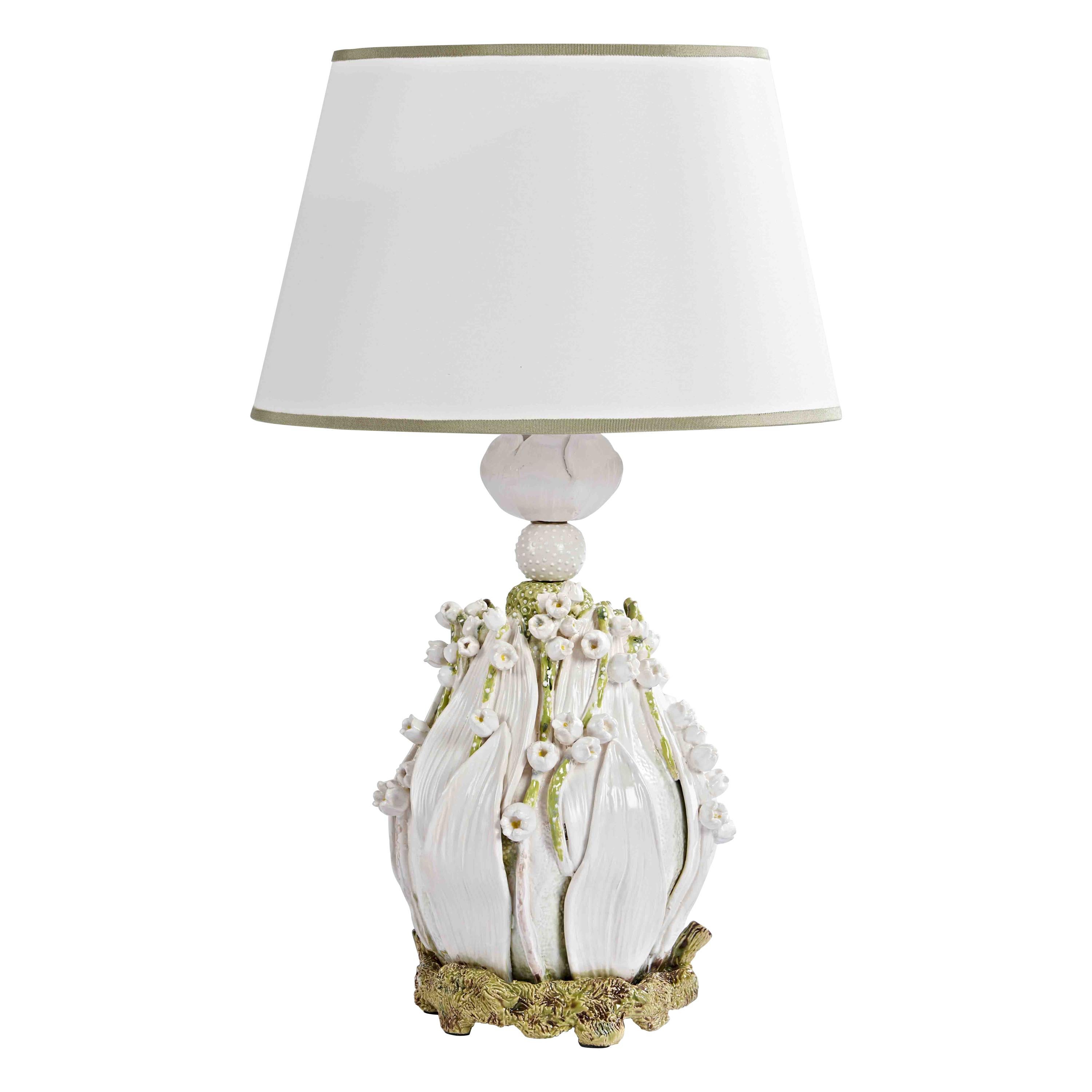 "Lily of the Valley" Lamp, Véronique Rivemale, One of a Kind Piece For Sale
