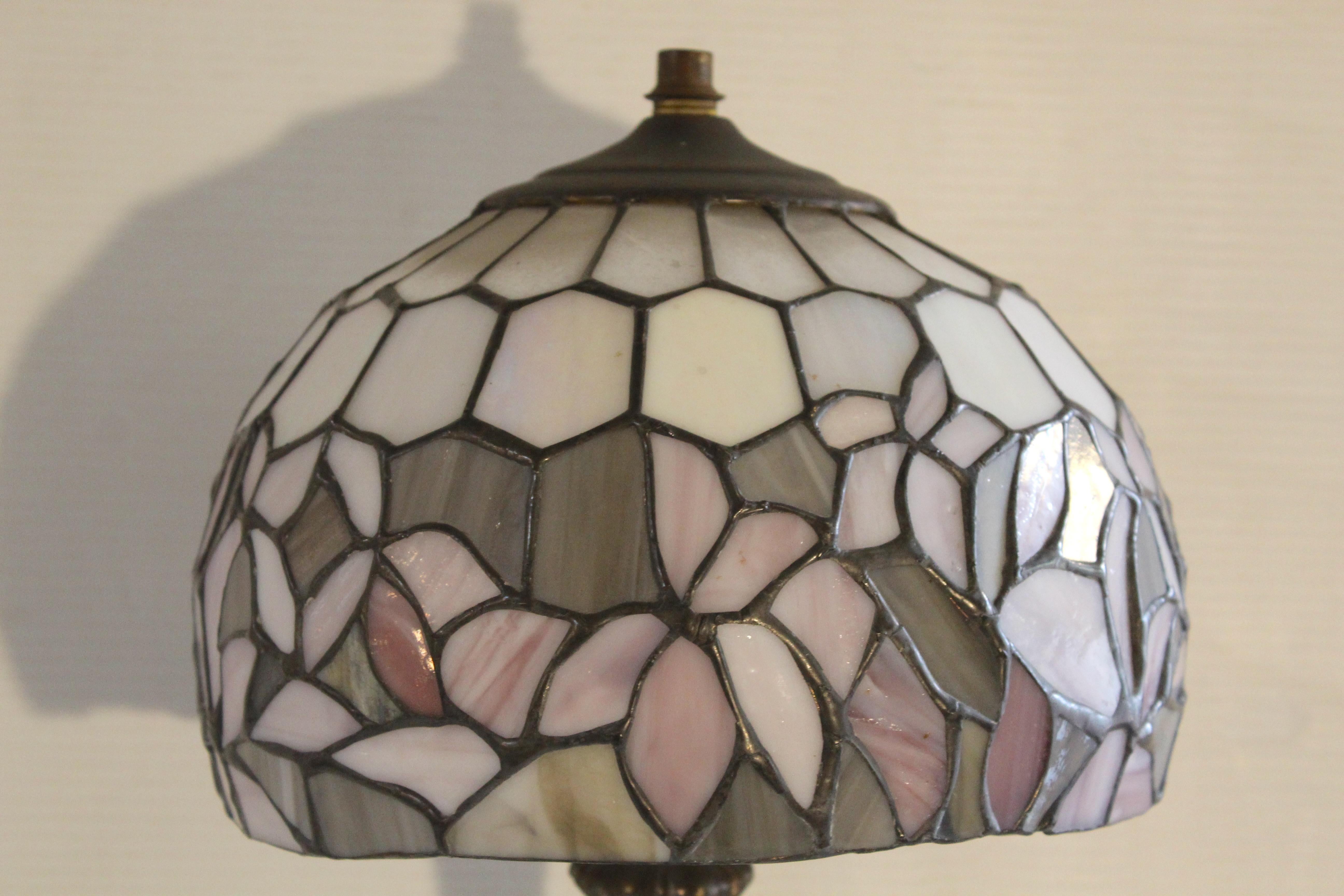 20th Century Lily Shade Lamp attr John Morgan & Sons For Sale