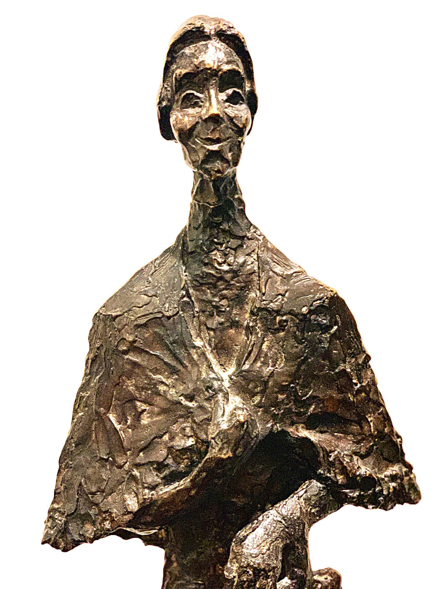 Bronze Sculpture Standing Woman 2