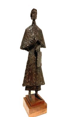 Bronze Sculpture Standing Woman