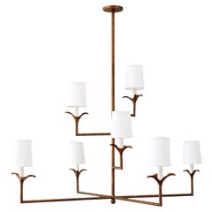 Lily Stems Chandelier in Tobacco