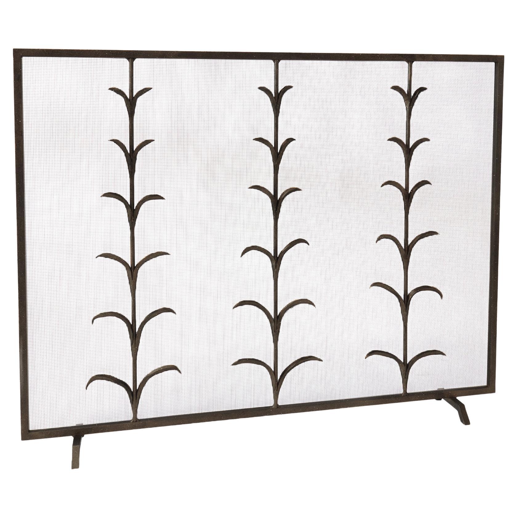 Pare-feu Lily Stems Warm Black