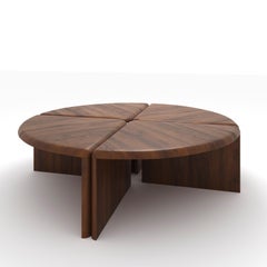 Lily Walnut Coffee Table by Fred and Juul