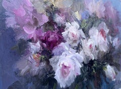 Rose Love, Original oil Painting, Ready to Hang