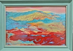 À l'aube", paysage marin abstrait de Lilia Volskaya.