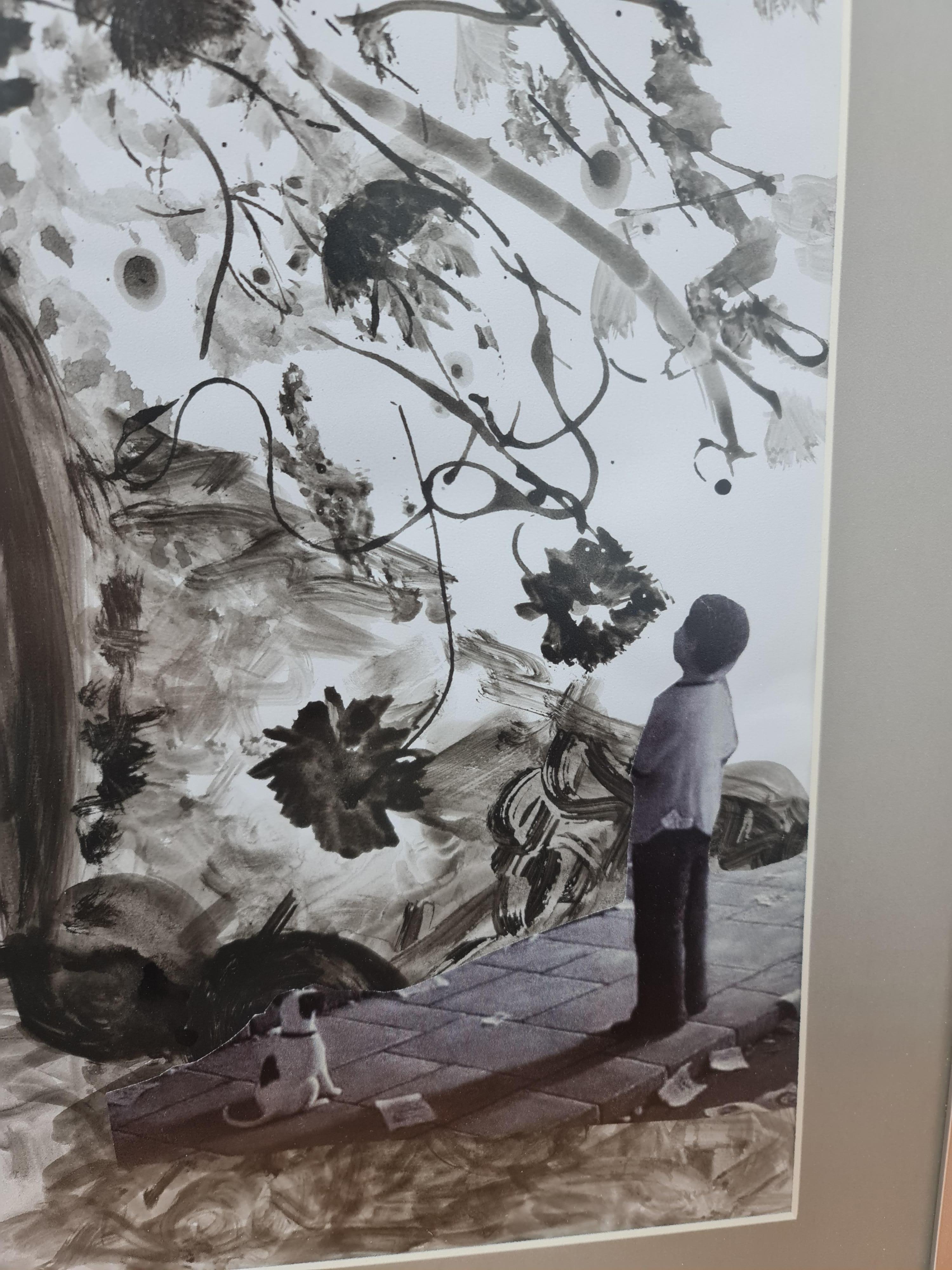 Paysage intérieur « Life Black and White » de Volskaya Liliya en vente 1