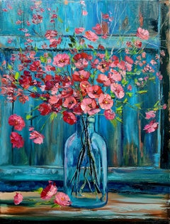 Ramo con rosas japonesas en estilo provenzal" bodegón de Volskya Liliya.