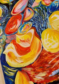 "Аbstraction.My happy kitchen " Original Oil Painting by Lilya Volskaya