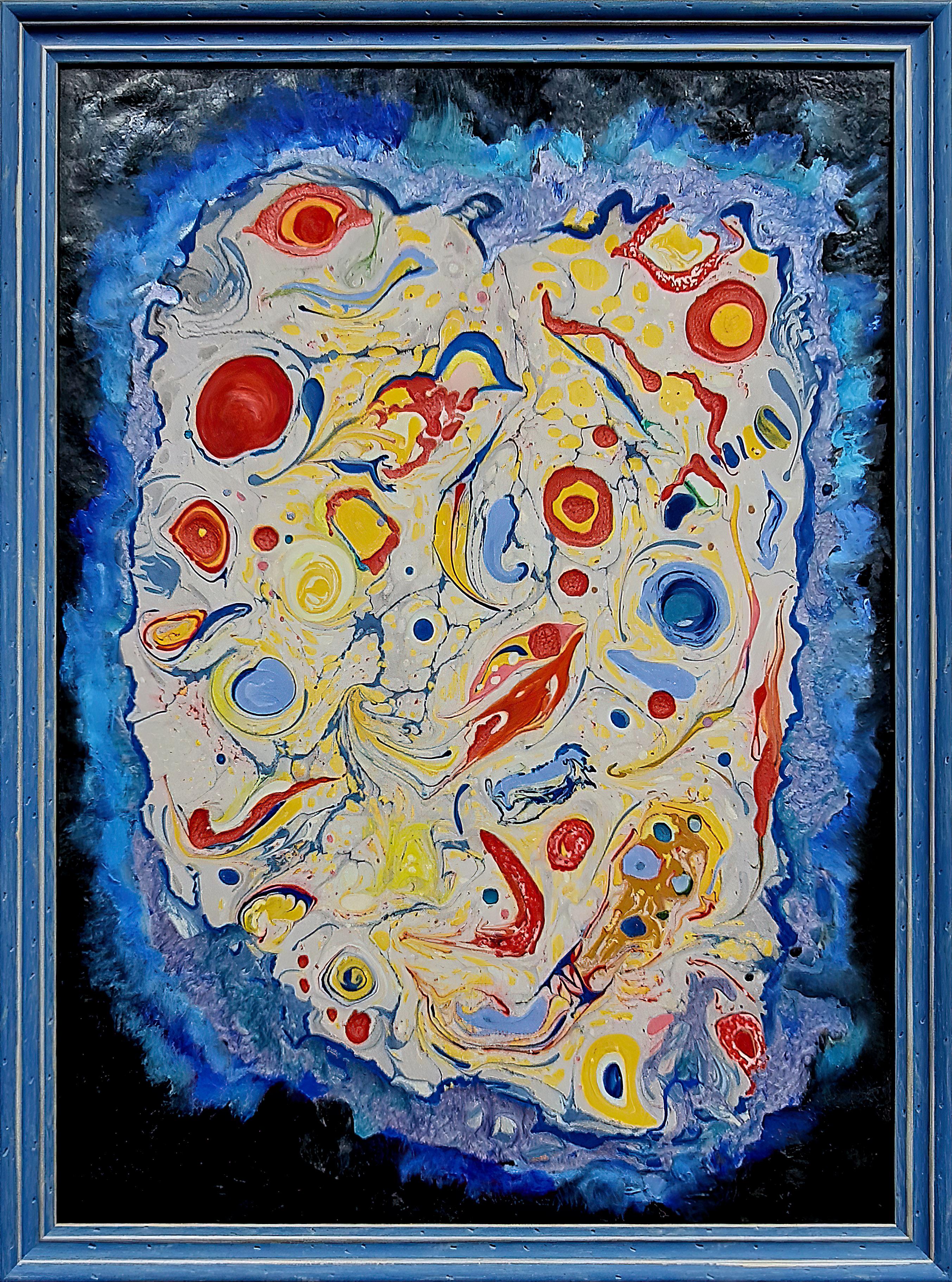 "L'extase cosmique. Abstraction dans le style de Kandinsky par Lilya Volskaya 