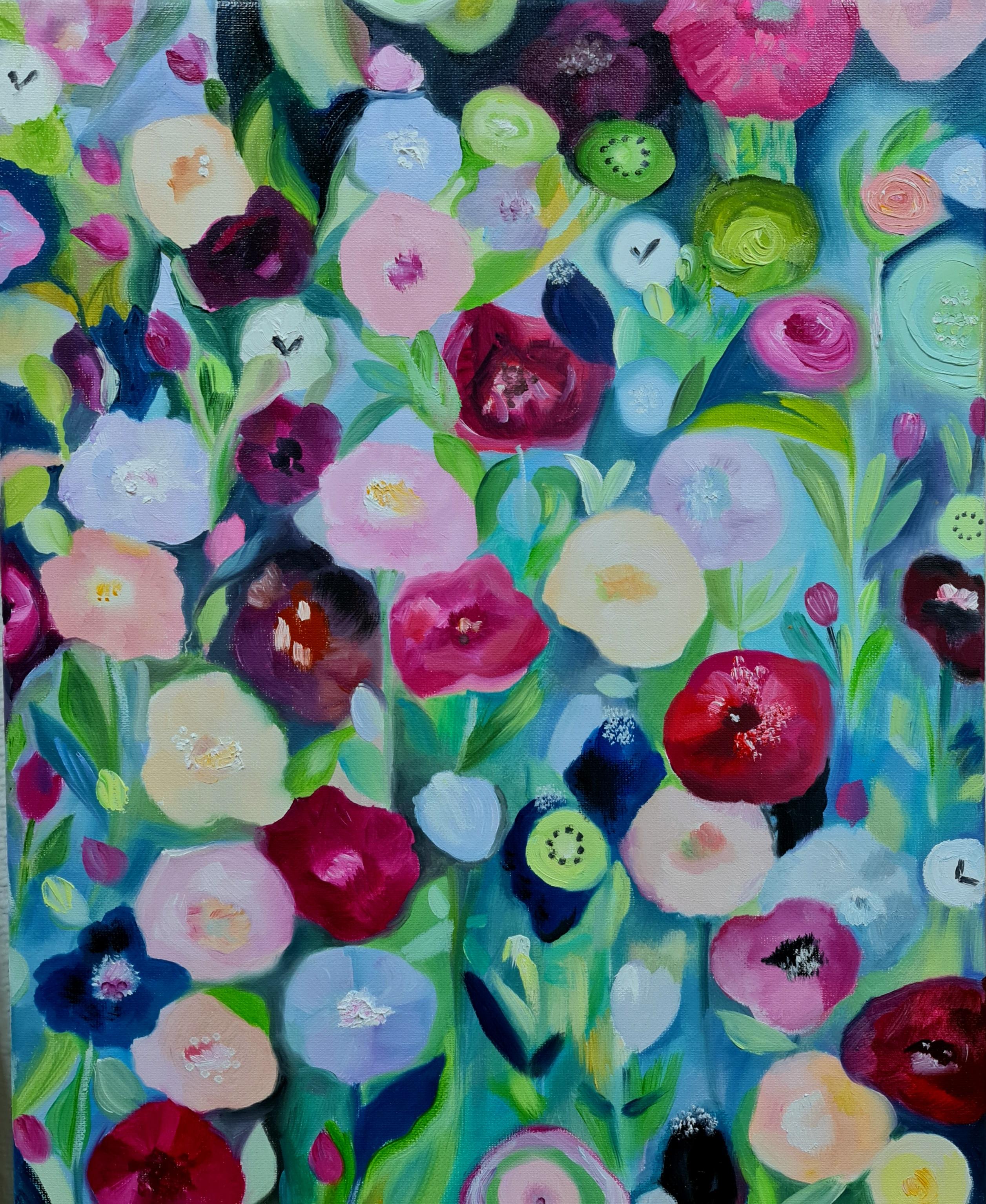 "Evening flowers" landscape of the Volskyа Lilya