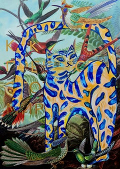 "Kitty Matisse" collage by Volskya Lilyа